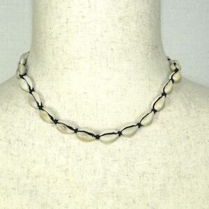 Lotus And Luna Cowry Shell Choker Necklace